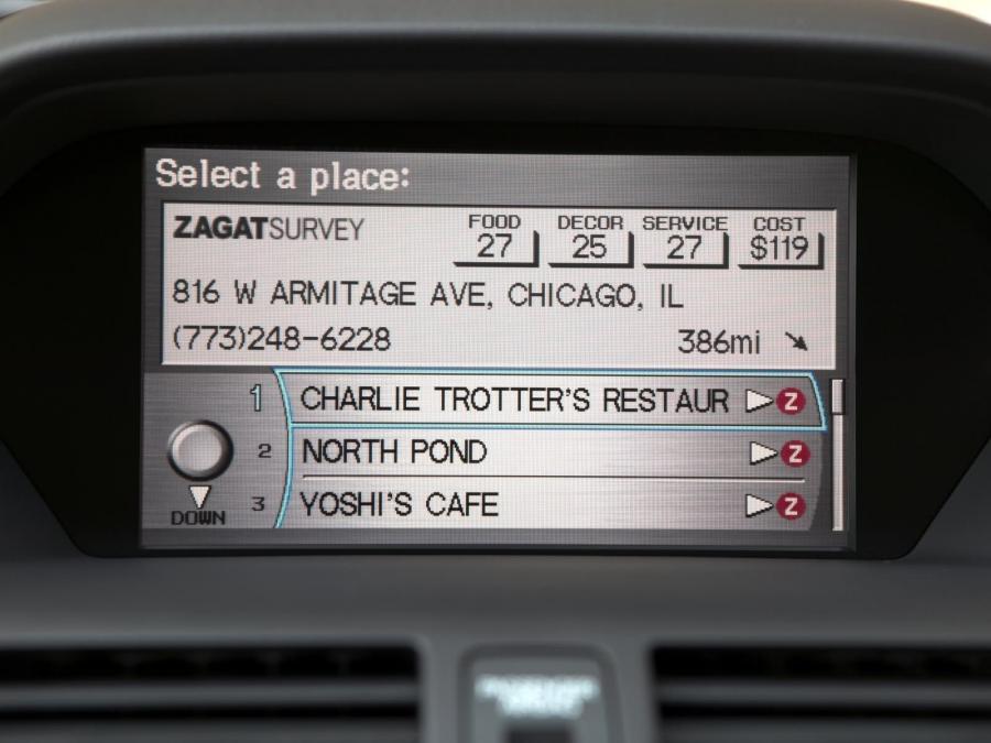 Детали интерьера Acura MDX (YD2) 2006 года  (фото 31 из 126)